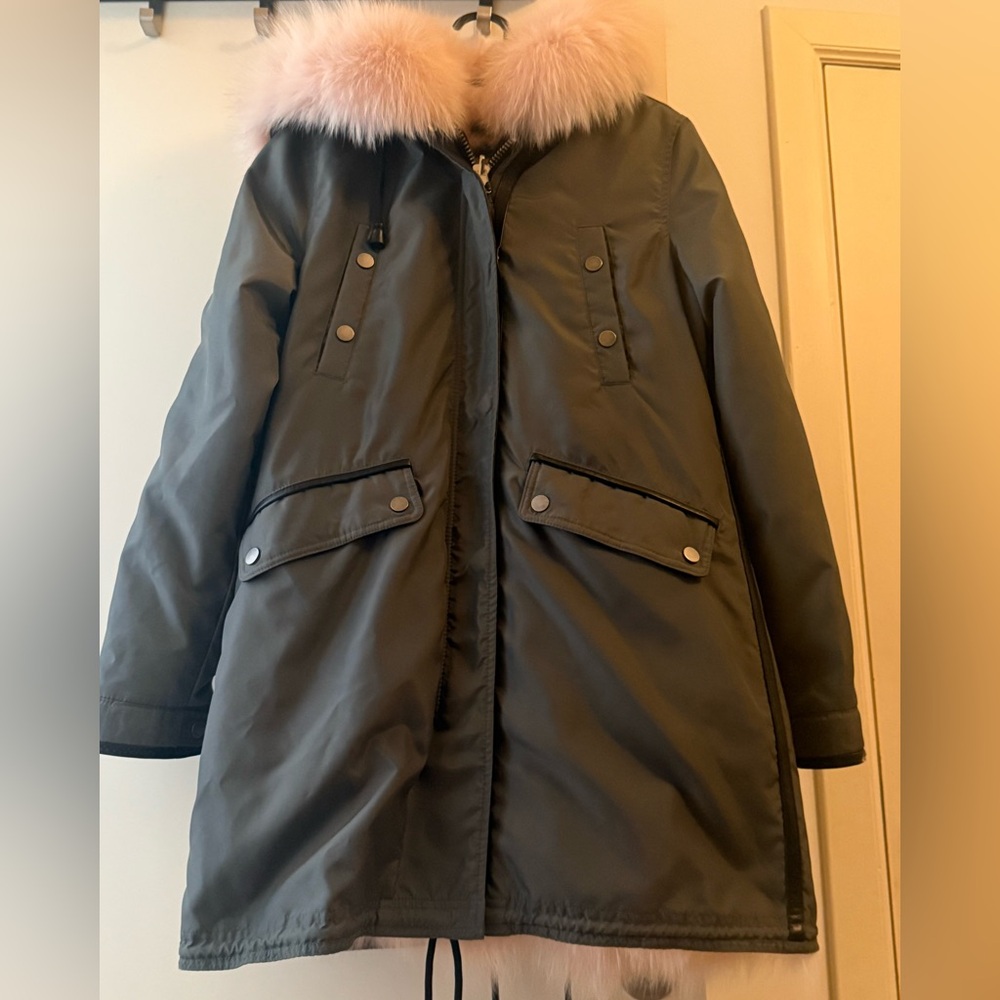 Nicole Benisti fox fur parka
